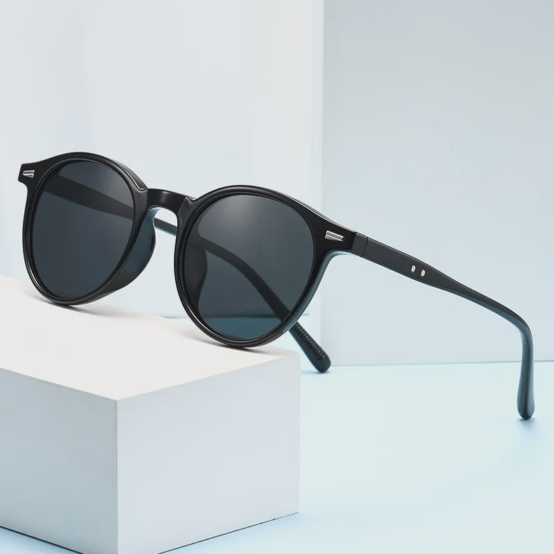 Vintage Ronde Zonnebril Unisex - Stijlvolle Fashion Eyewear