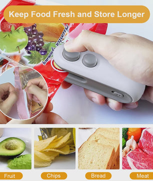 Mini Heat Sealer: Handzame Sluitmachine voor Plastic Zakken & Voedselverpakkingen