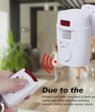 Draadloos Bewegingsmelder Alarm met Afstandsbediening - Beveiliging voor Huis, Garage & Meer