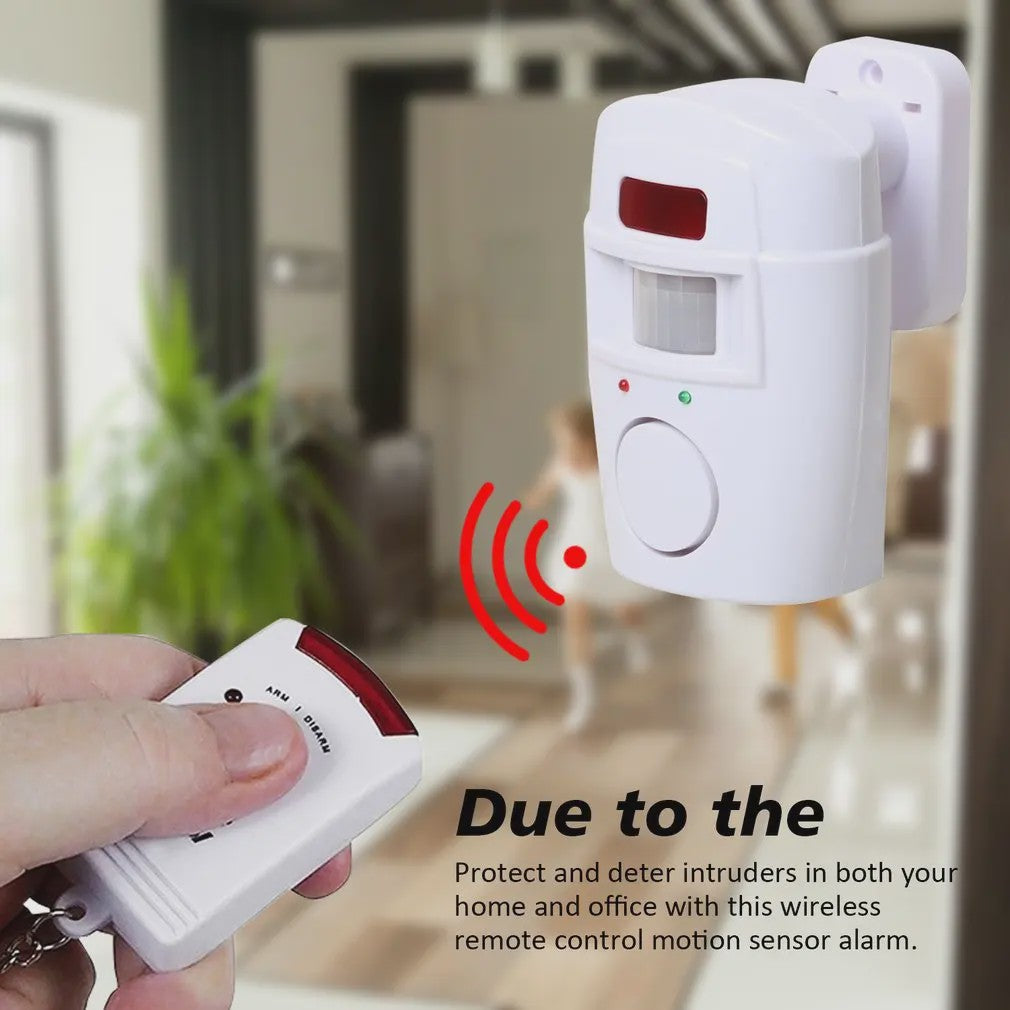 Draadloos Bewegingsmelder Alarm met Afstandsbediening - Beveiliging voor Huis, Garage & Meer