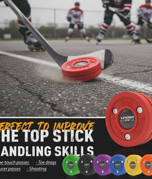 Professionele Hockey Puck voor Training - Duurzaam Plastic, Herbruikbaar voor Off-Ice Oefeningen