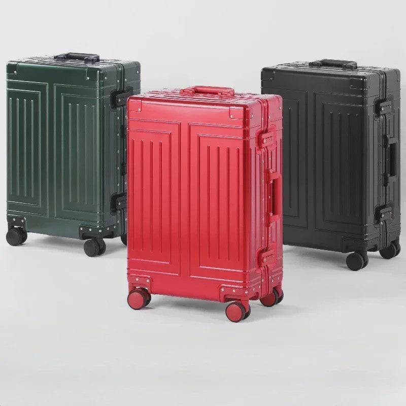 Luxe Aluminium Trolley Koffer - Hoge Capaciteit & Universele Wielen