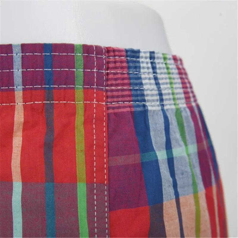 4-Pack Heren Boxershorts Katoen - Klassiek Geruit & Comfortabel