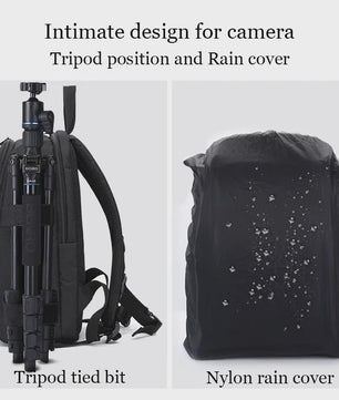 Waterdichte Fototas Rugzak voor Camera's - DSLR, Nikon, Canon - Outdoor Fotografie