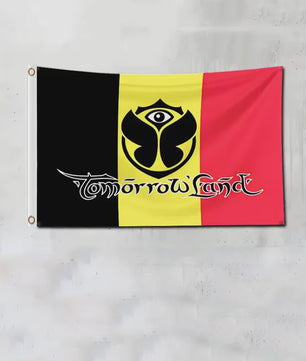 Tomorrowland Vlag 90x150cm - Duitsland, Mexico, België, Spanje - 100D Polyester