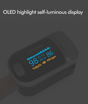 Vinger Pulse Oximeter met OLED Display - Meet Zuurstofsaturatie & Hartslag