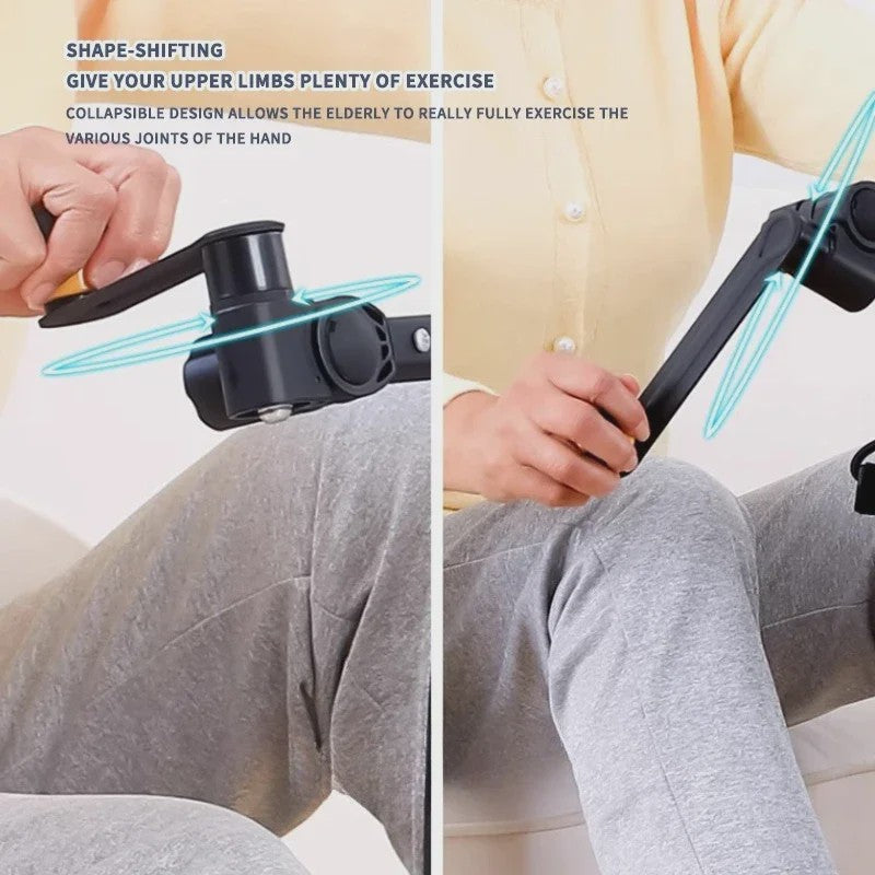 Compacte Hometrainer Fiets & Stepper met Handgreep - Revalidatie & Fitness