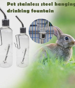 Automatische Drinkfles voor Kooi | 180ml & 350ml | Konijn, Hamster, Cavia, Vogel