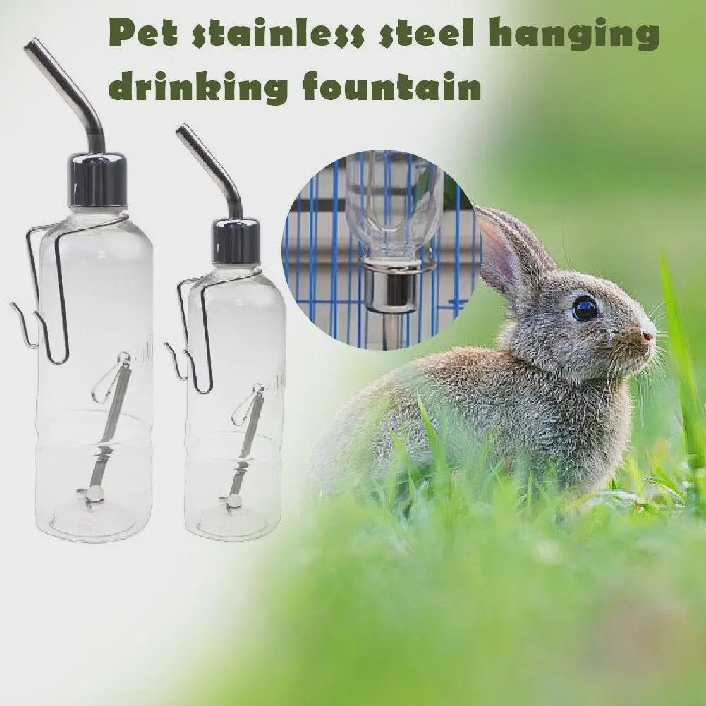 Automatische Drinkfles voor Kooi | 180ml & 350ml | Konijn, Hamster, Cavia, Vogel