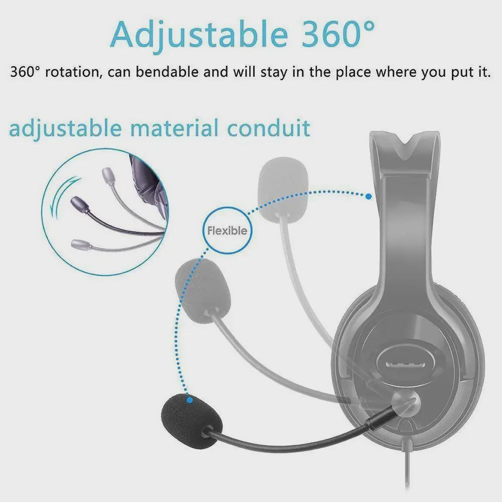 3.5mm Vervangende Gaming Headset Microfoon - Flexibel & Ruisonderdrukkend
