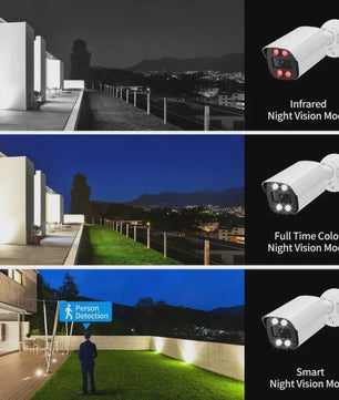 4K 8MP Outdoor IP Camera met AI Humanoid Detectie, Audio & Brede Hoek