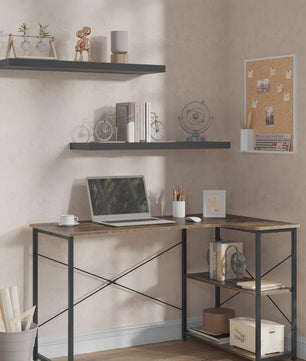 WOLTU Wandrek Houten Drijvende Planken - Stijlvolle Opbergoplossingen voor CD's, Boeken en Decoratie