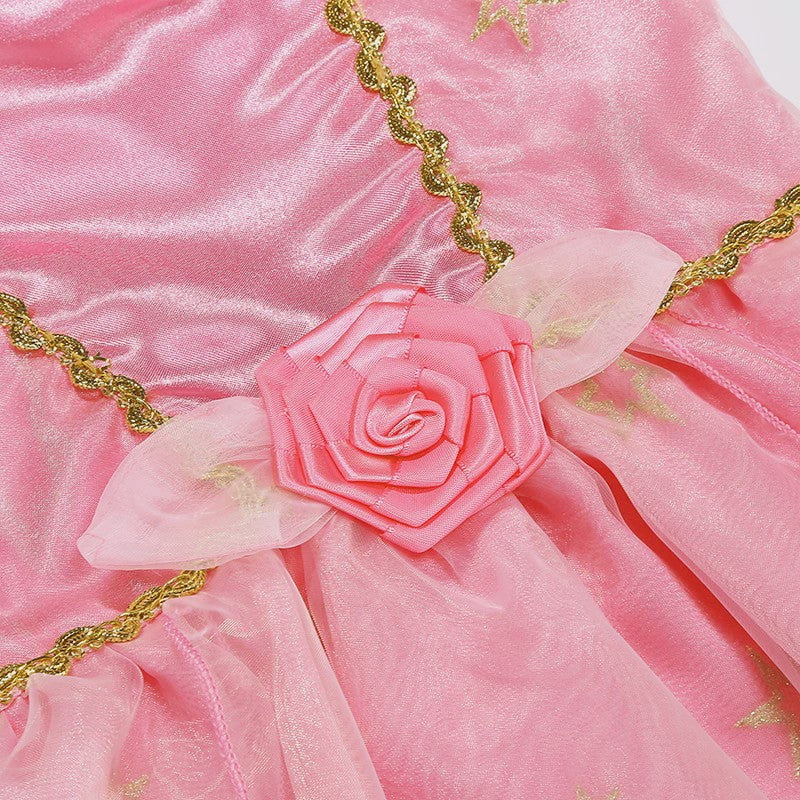 Roze Aurora Prinsessenjurk - Droomjurk voor Feestjes en Verkleedpartijen
