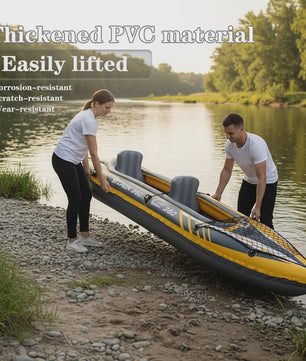 Opblaasbare Kajak voor 2 Personen - Robuust PVC, 350cm met Aluminium Peddels