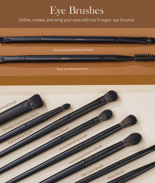 Jessup 14-delige Make-up Kwasten Set: Compleet voor Foundation, Oogschaduw & Contour
