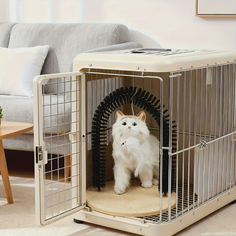Zelfverzorgende Kattenborstel - Arched Groomer met Massager voor Vachtverzorging