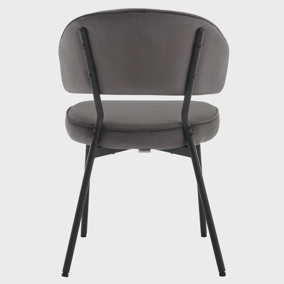 Set van 2 gestoffeerde eetkamerstoelen met armleuningen en rugleuning - Comfortabele lounge stoel voor keuken of woonkamer