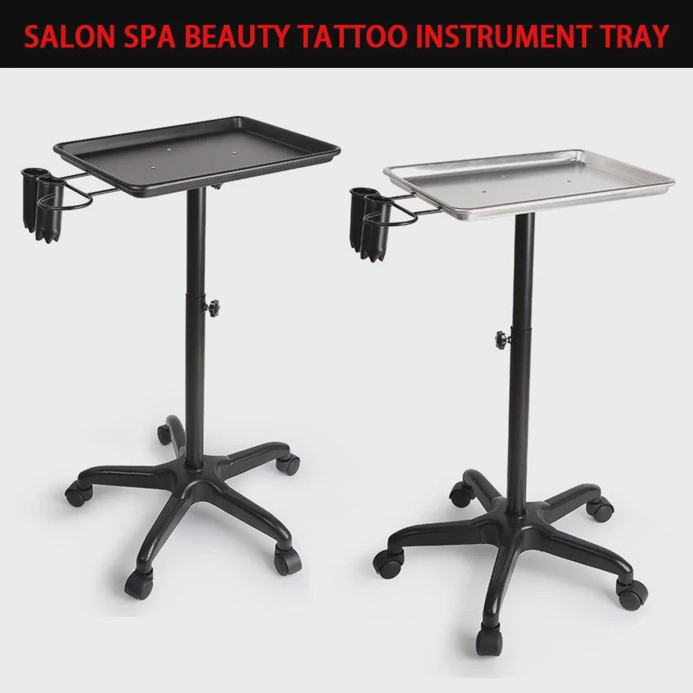 Mobiele Salon Trolley met Verstelbare Hoogte - Beauty, Spa, Kapper & Tattoo