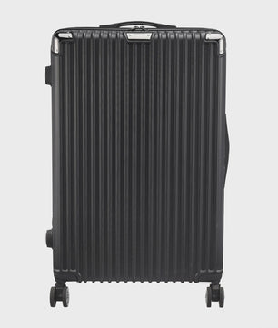 Set van 3 Zwarte Hardcase Koffers met TSA-slot en Dubbele Wielen (M/L/XL)