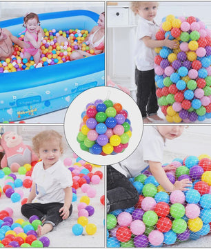 Vrolijke Ocean Ballen Speelgoed - Zachte Plastic Ballen voor Binnen en Buiten Plezier