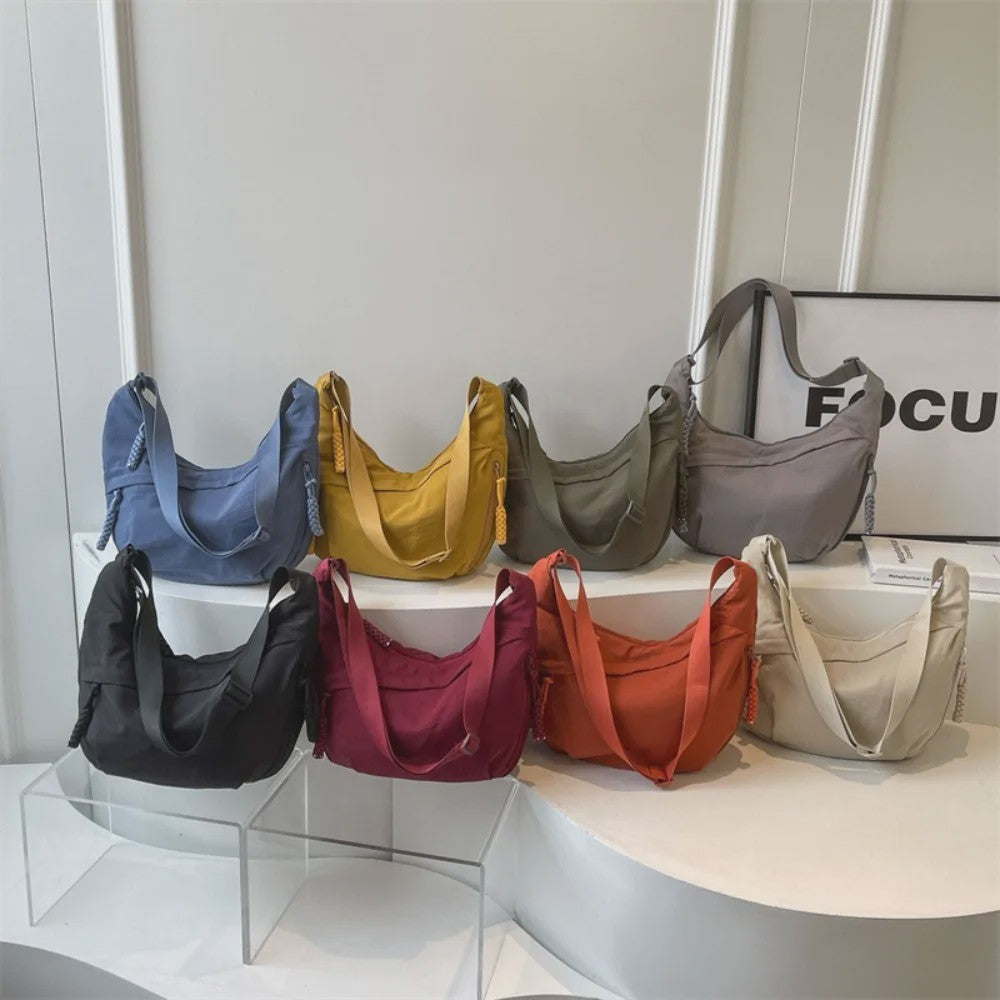 Casual Dames Crossbody Tas - Grote Capaciteit, Lichtgewicht Hobo Bag
