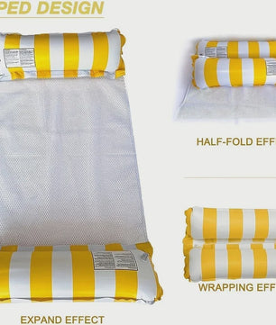 Opblaasbare Waterhangmat 4-in-1: Lounger, Zadel, Stoel & Drifter
