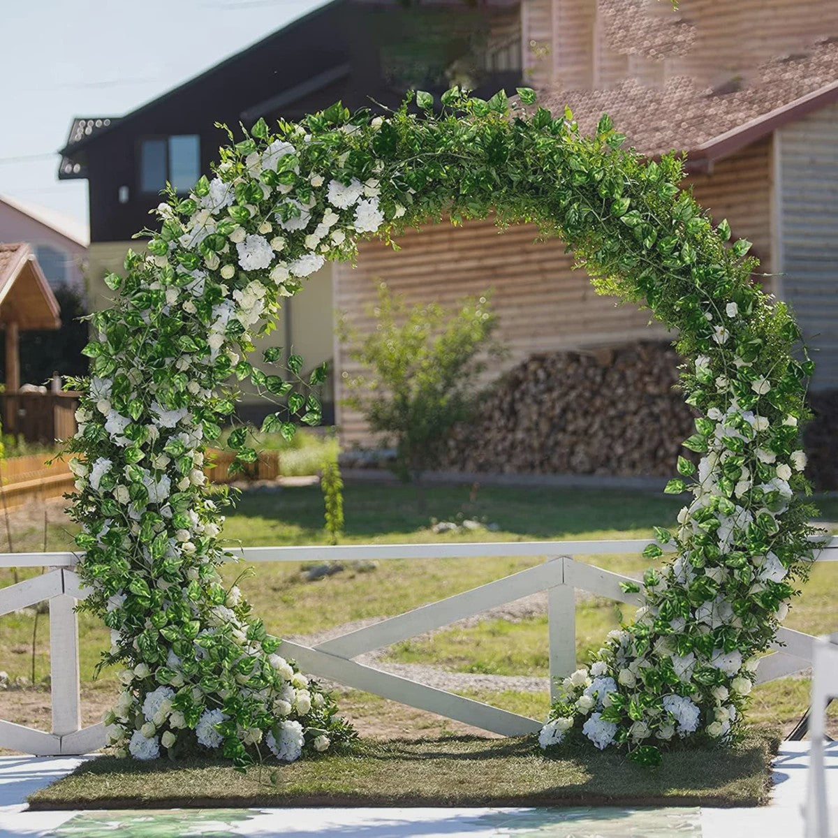 Kunstplant Klimop met Groene Bladeren - Decoratieve Slierplant voor Huis, Bruiloft & Achtergrond