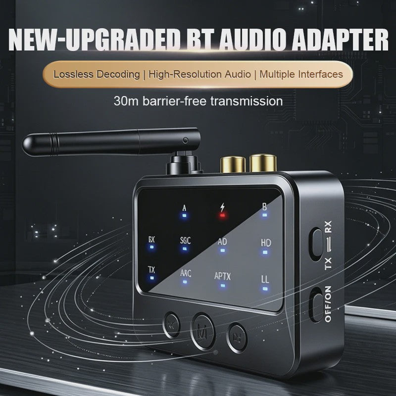 2-in-1 Bluetooth Audio Adapter: Zender & Ontvanger met AptX-Adaptive, Low Latency & HD Audio