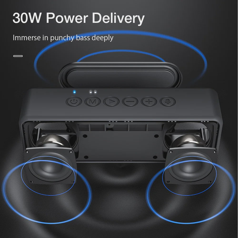 BlitzWolf BW-WA4 Draagbare Bluetooth Speaker - 30W Krachtig Geluid, TWS Stereo & IPX6 Waterdicht