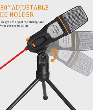 Professionele Condensator Microfoon voor PC, Karaoke & Live Streaming