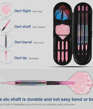 Set Professionele Soft Darts met Plastic Tips voor Elektronische Dartborden