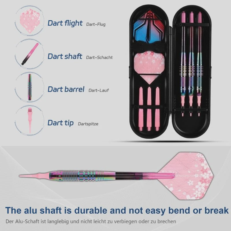 Set Professionele Soft Darts met Plastic Tips voor Elektronische Dartborden