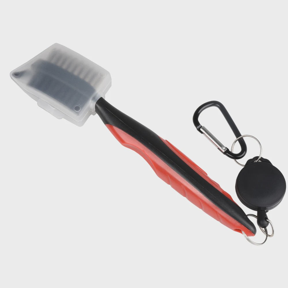 Golfclub Borstel & Groove Cleaner met Intrekbare Karabijnhaak