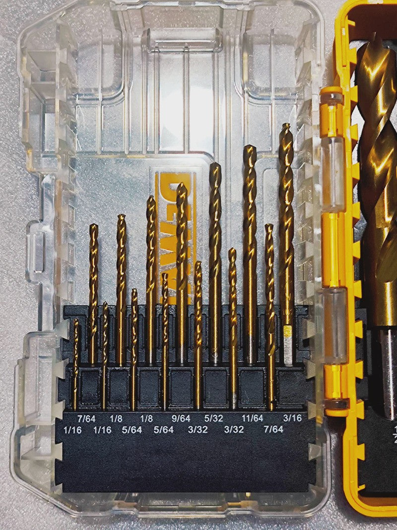 DEWALT DW1361 Titanium HSS Hout- en Metaalboor Set (21-delig)