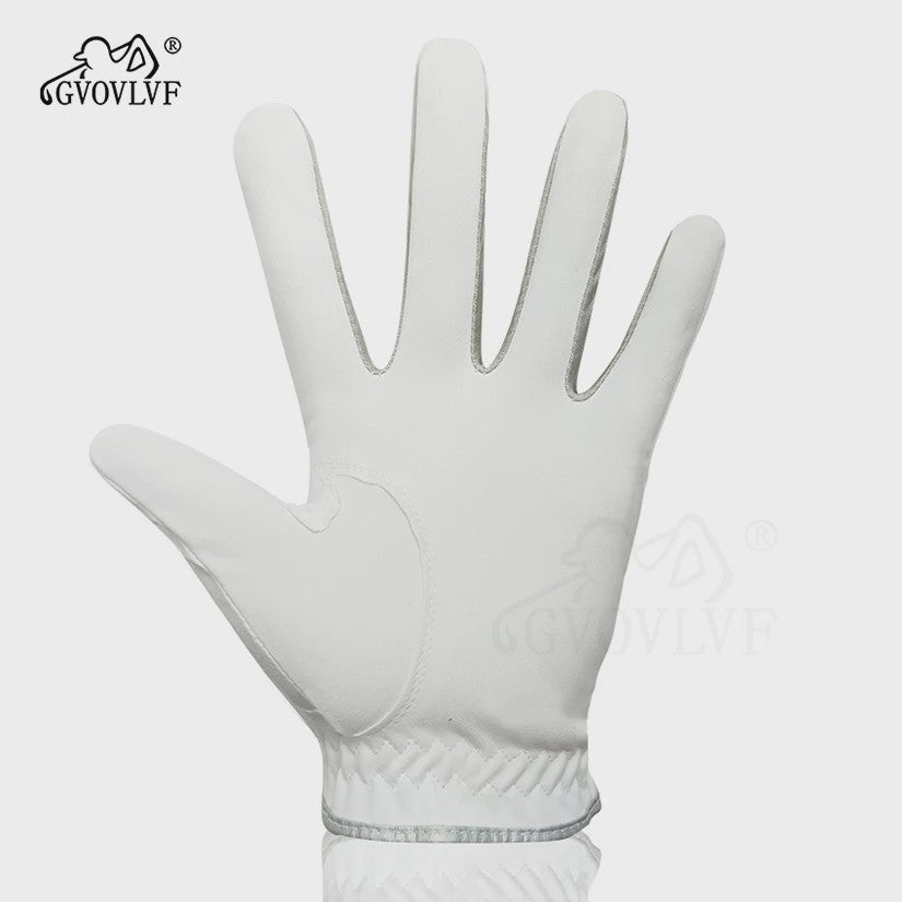 Heren Golfhandschoen: Zacht Microvezel, Ademend & Comfortabel met Magnetische Marker