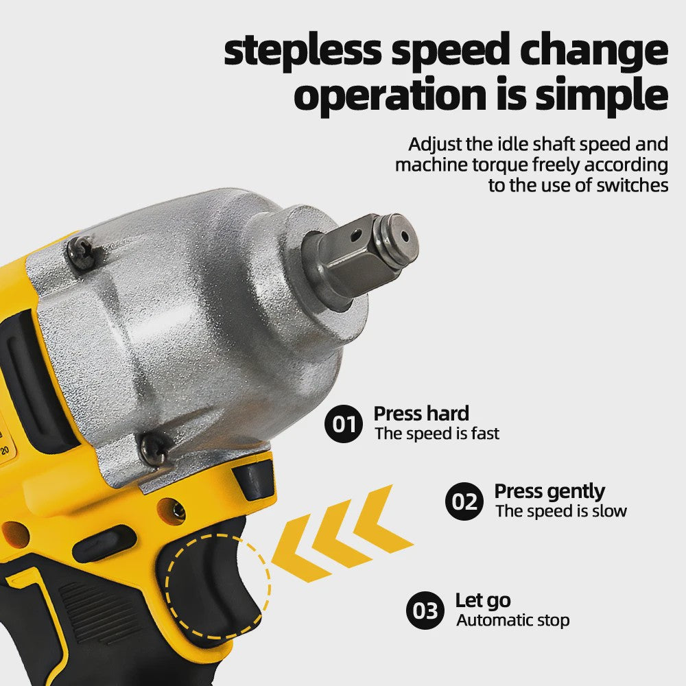 Dewalt DCF892 Accu Slagmoersleutel 20V - Krachtige 812 Nm Borstelloze Slagmoer Dopmachine