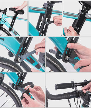 Universeel Fiets Kinderzitje Voorop - Verstelbaar met Veiligheidshandvat en Pedalen