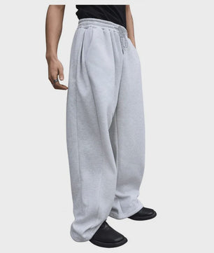 Herfst/Winter Heren Broek - Losse Pasvorm, Elastische Tailleband & Zakken
