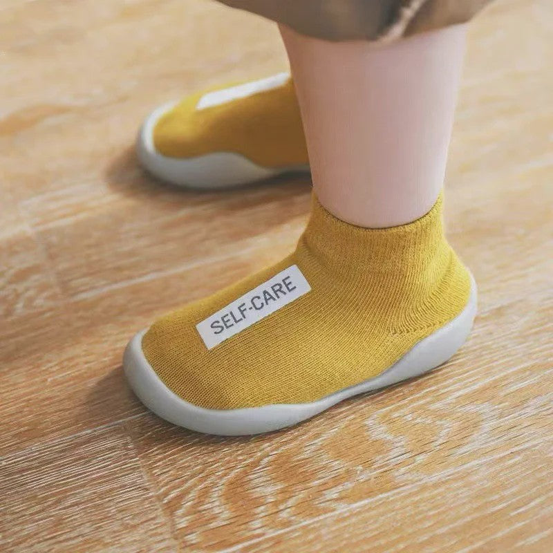 Zachte Babyschoentjes Sokken - Antislip Loopzool voor Eerste Stapjes