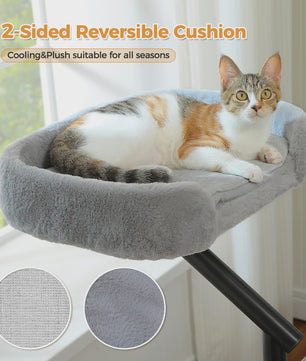 360° Draaibare Kattenmand voor Bureau - Comfortabele Hangmat voor Binnenkatten