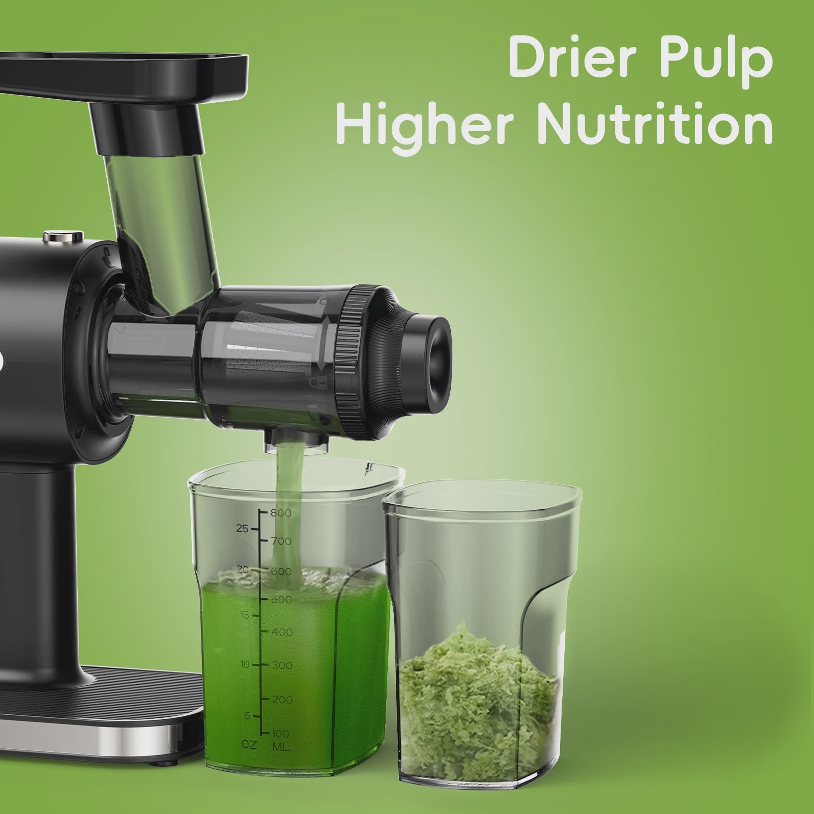 BioloMix Slowjuicer - Koude Persing, Hoge Sapopbrengst & Stille Werking