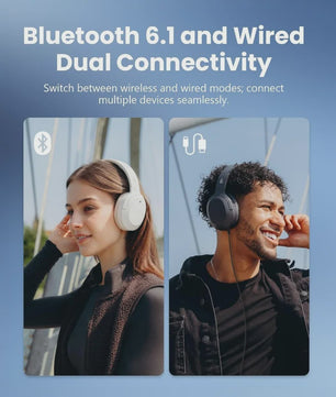 Edifier W820NB Plus Over Ear Koptelefoon: 88u Batterij, ANC, Hi-Res Audio & Bluetooth
