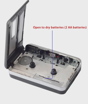 Draagbare Cassette Speler & MP3 Converter - Zet tapes om naar digitaal via USB