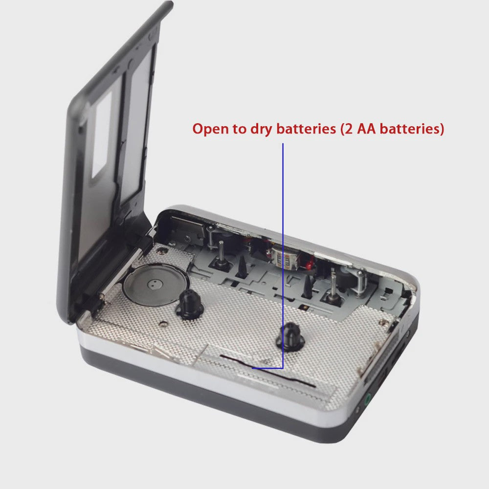 Draagbare Cassette Speler & MP3 Converter - Zet tapes om naar digitaal via USB