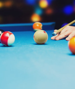 Billiard Trainingsbal met 6 Blauwe Stippen - 57.2mm Standaard Pool Keu Biljartbal