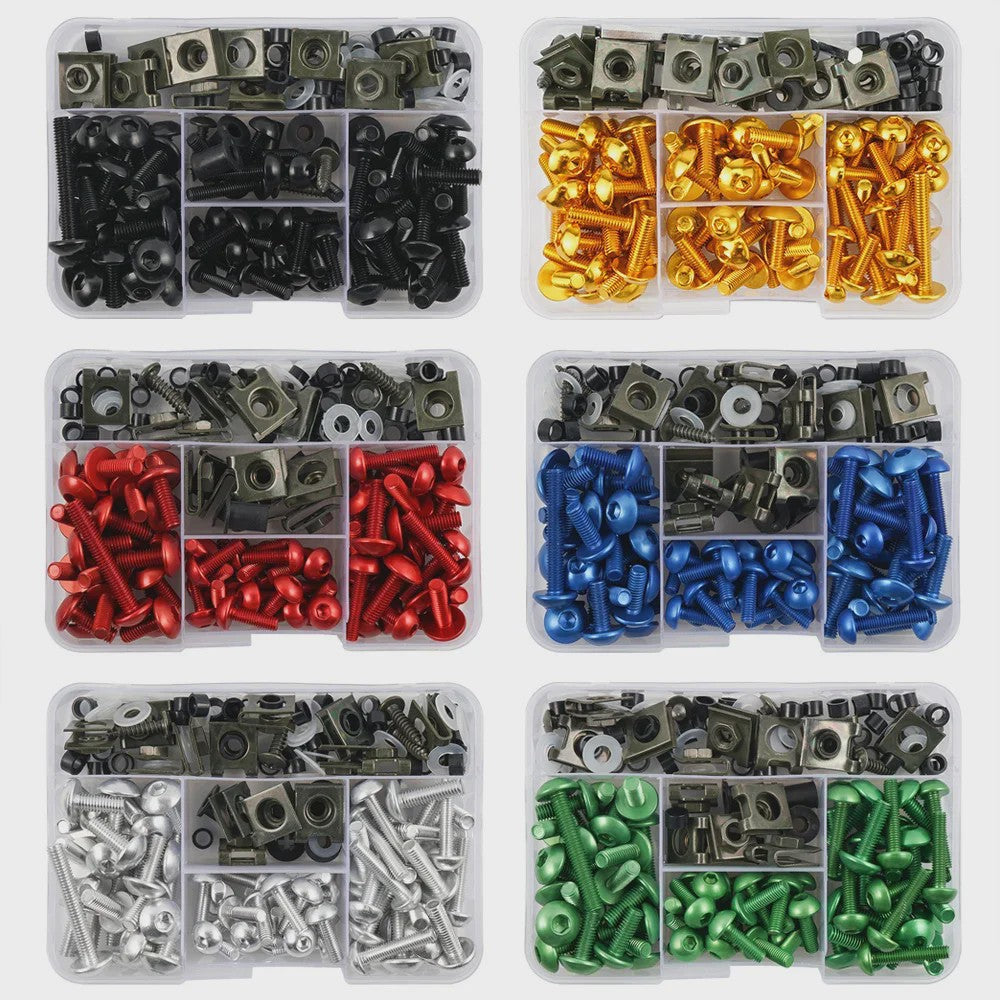 177-delige Motor Kuipbouten & Moeren Set - Universeel voor Diverse Motormodellen