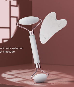 Gezichtsroller & Gua Sha Set - Resin Massage Roller voor Gezicht, Nek en Ogen - Beauty & Huidverzorging