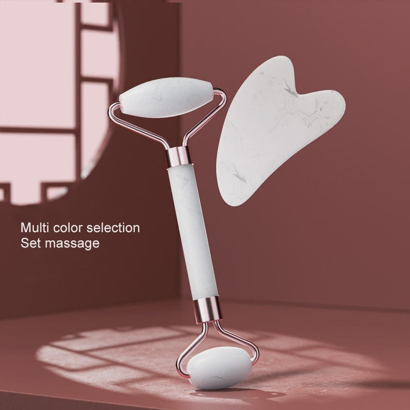 Gezichtsroller & Gua Sha Set - Resin Massage Roller voor Gezicht, Nek en Ogen - Beauty & Huidverzorging