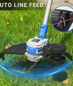 DEKOPRO 2-in-1 Accu Grastrimmer & Bosmaaier - 20V, 30cm, 2 Batterijen