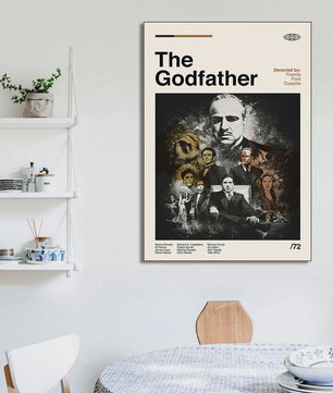 Iconische Film & TV Canvas Posters: Friends, Back to the Future, Pulp Fiction, The Godfather